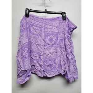Nordstrom BP Women's 2X Purple Bandanna Mini Skirt
